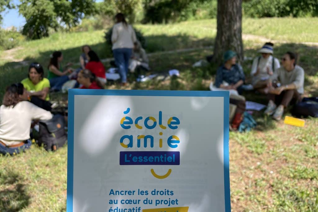 Atelier "Marche exploratoire" Rencontres de la Classe du Dehors ©UNICEF France